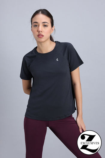Buy Zelocity Relaxed Quick Dry Top - Black Beauty
